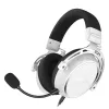 HATOR HYPERGANG 3 Hi-Res headset káblový s hlavovým mostom herný USB Type-C / USB Type-A biely