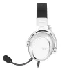 HATOR HYPERGANG 3 Hi-Res headset káblový s hlavovým mostom herný USB Type-C / USB Type-A biely