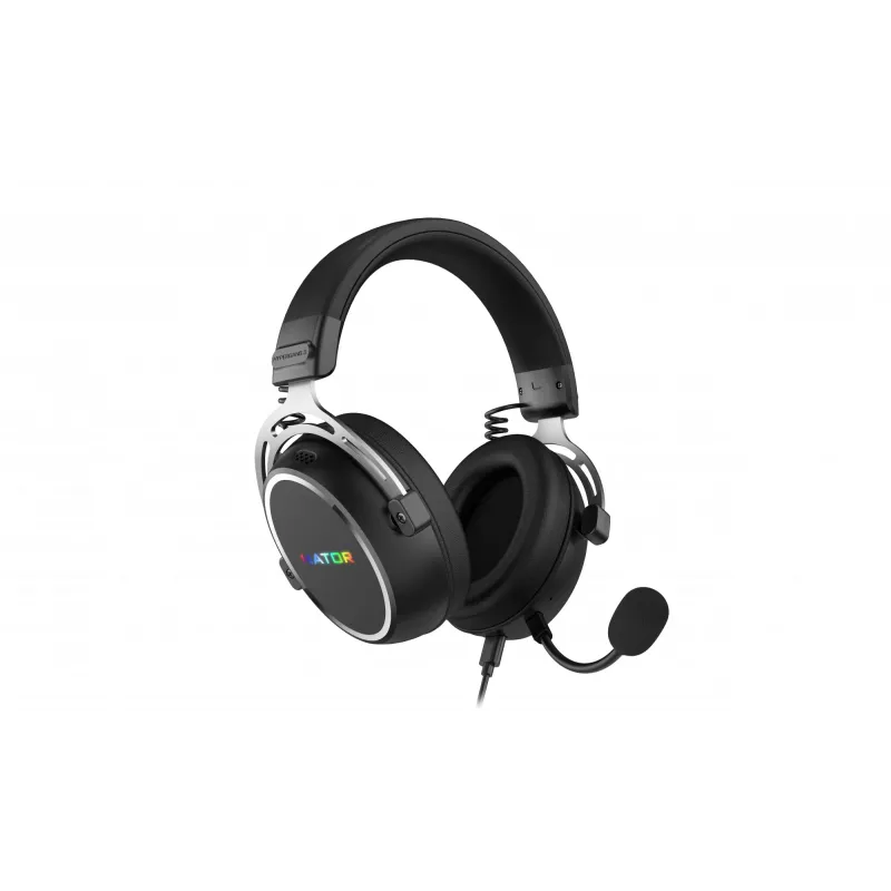 HATOR Hypergang 3 USB headset káblový a bezdrôtový s hlavovým mostom herný USB Type-C / USB Type-A Bluetooth čierny