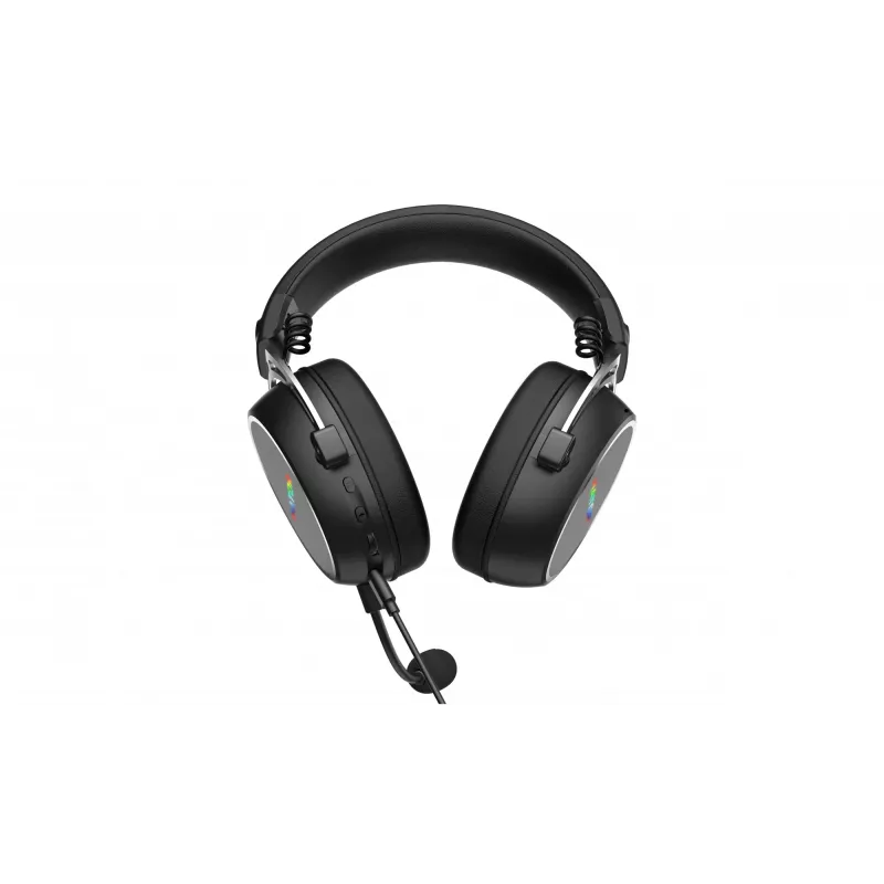 HATOR Hypergang 3 USB headset káblový a bezdrôtový s hlavovým mostom herný USB Type-C / USB Type-A Bluetooth čierny