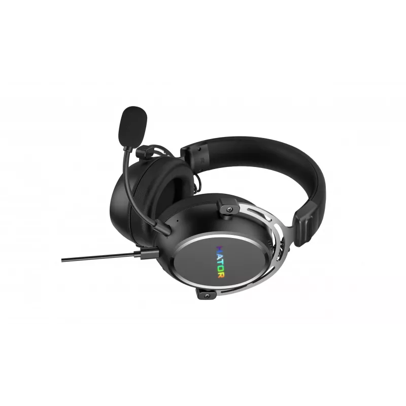 HATOR Hypergang 3 USB headset káblový a bezdrôtový s hlavovým mostom herný USB Type-C / USB Type-A Bluetooth čierny