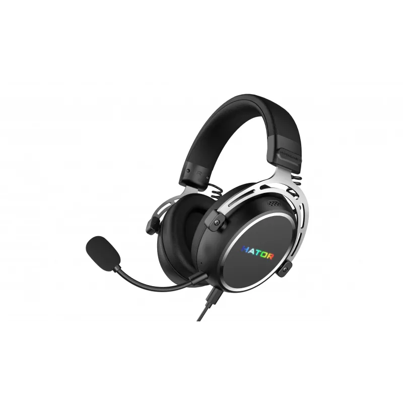 HATOR Hypergang 3 USB headset káblový a bezdrôtový s hlavovým mostom herný USB Type-C / USB Type-A Bluetooth čierny