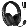 HATOR Hyperpunk 3 bezdrôtový headset káblový a bezdrôtový s hlavovým mostom herný USB Type-C / USB Type-A Bluetooth čierny