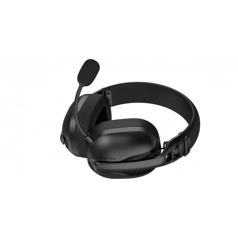 HATOR Hyperpunk 3 bezdrôtový headset káblový a bezdrôtový s hlavovým mostom herný USB Type-C / USB Type-A Bluetooth čierny