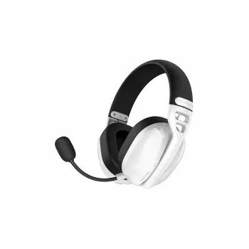 HATOR Hyperpunk 3 bezdrôtový headset káblový a bezdrôtový s hlavovým mostom herný USB Type-C / USB Type-A Bluetooth biely