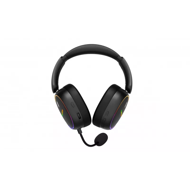 HATOR Phoenix 2 bezdrôtový headset káblový a bezdrôtový s hlavovým mostom herný USB Type-C / USB Type-A Bluetooth čierny