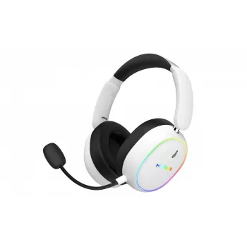 HATOR Phoenix 2 bezdrôtový headset káblový a bezdrôtový s hlavovým mostom herný USB Type-C / USB Type-A Bluetooth biely