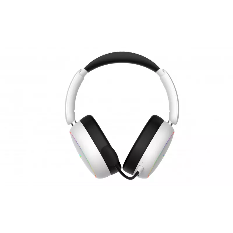 HATOR Phoenix 2 bezdrôtový headset káblový a bezdrôtový s hlavovým mostom herný USB Type-C / USB Type-A Bluetooth biely