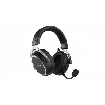HATOR Hypergang 3 bezdrôtový headset s hlavovým mostom herný USB Type-C / USB Type-A Bluetooth čierny