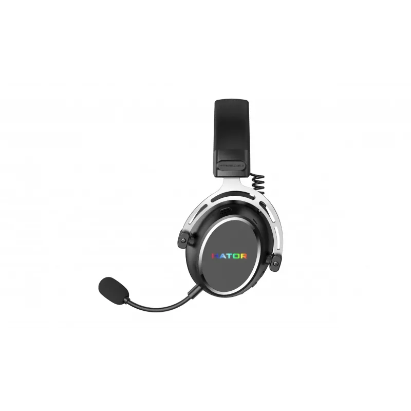 HATOR Hypergang 3 bezdrôtový headset s hlavovým mostom herný USB Type-C / USB Type-A Bluetooth čierny