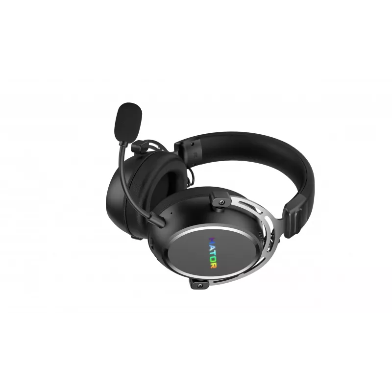 HATOR Hypergang 3 bezdrôtový headset s hlavovým mostom herný USB Type-C / USB Type-A Bluetooth čierny