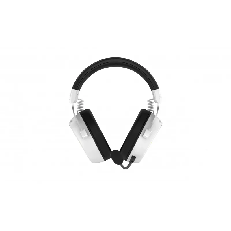 HATOR Hypergang 3 bezdrôtový headset s hlavovým mostom herný USB Type-C / USB Type-A Bluetooth biely