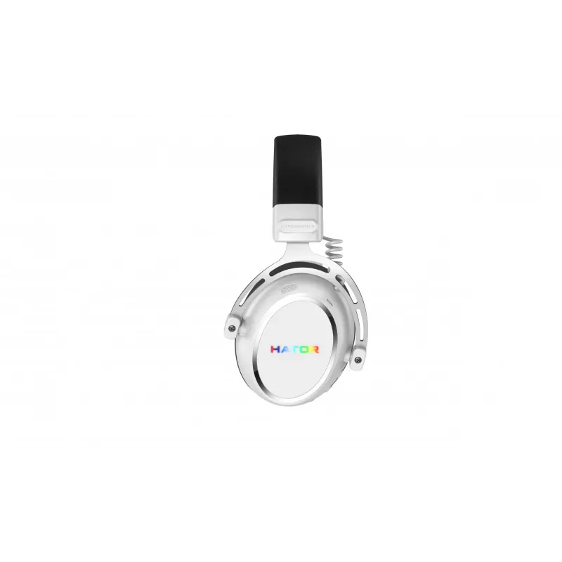 HATOR Hypergang 3 bezdrôtový headset s hlavovým mostom herný USB Type-C / USB Type-A Bluetooth biely