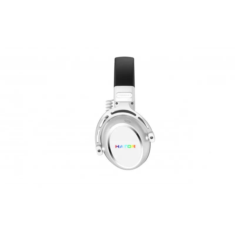 HATOR Hypergang 3 bezdrôtový headset s hlavovým mostom herný USB Type-C / USB Type-A Bluetooth biely