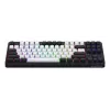HATOR Rockfall 3 TKL Wireless, čierna, QMK/VIA, OMA profil bielo-čierne keycapy klávesnica - lineárne mechanické hotswap spínače - US - ANSI rozloženie (HTK850)