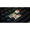 HATOR Rockfall 3 TKL Wireless, čierna, QMK/VIA, OMA profil bielo-čierne keycapy klávesnica - lineárne mechanické hotswap spínače - US - ANSI rozloženie (HTK850)