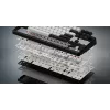 HATOR Rockfall 3 TKL Wireless, čierna, QMK/VIA, OMA profil bielo-čierne keycapy klávesnica - lineárne mechanické hotswap spínače - US - ANSI rozloženie (HTK850)