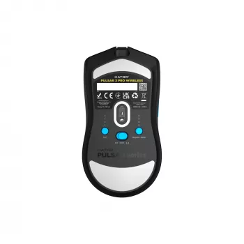 HATOR Pulsar 3 PRO Wireless myš herná pre pravákov RF Wireless + Bluetooth + USB typu A optická 30000 DPI