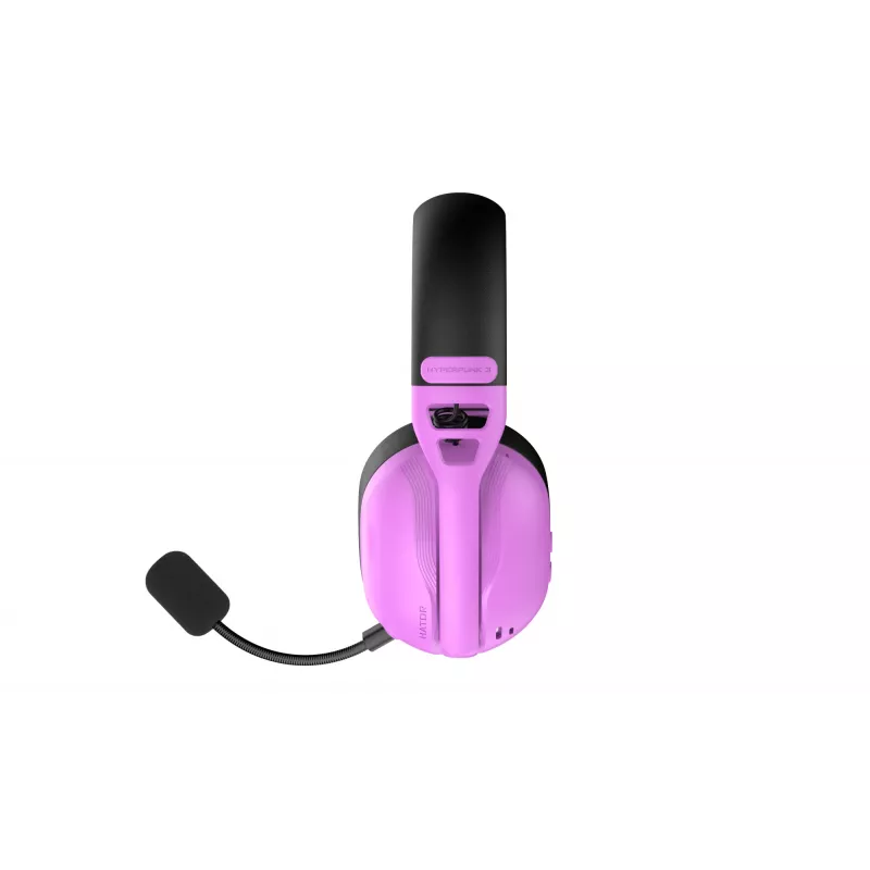 HATOR Hyperpunk 3 bezdrôtový headset káblový a bezdrôtový s hlavovým mostom herný USB Type-C / USB Type-A Bluetooth fialový