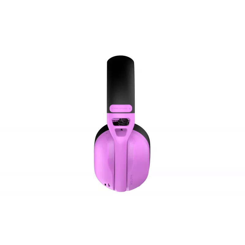 HATOR Hyperpunk 3 bezdrôtový headset káblový a bezdrôtový s hlavovým mostom herný USB Type-C / USB Type-A Bluetooth fialový