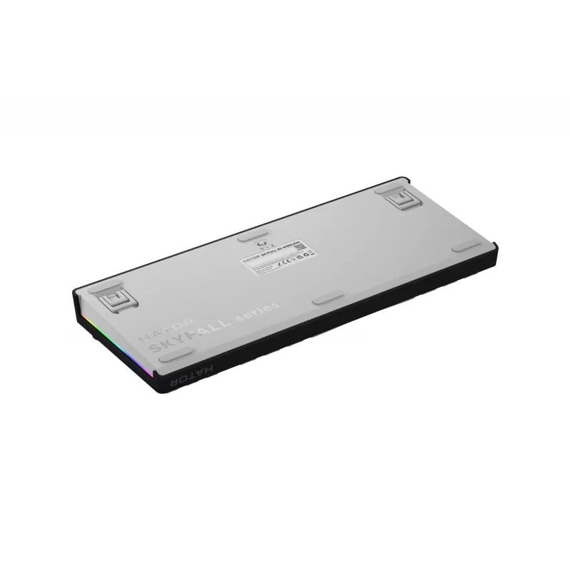 HATOR Skyfall Wireless 80 klávesnica herná USB + RF Wireless + Bluetooth QWERTY US English čierna, biela