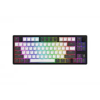 HATOR Skyfall Pro Wireless 80 klávesnica herná USB + RF Wireless + Bluetooth QWERTY US English čierna, sivá