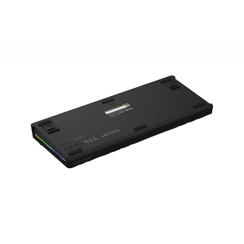 HATOR Skyfall Pro Wireless 80 klávesnica herná USB + RF Wireless + Bluetooth QWERTY US English čierna, sivá
