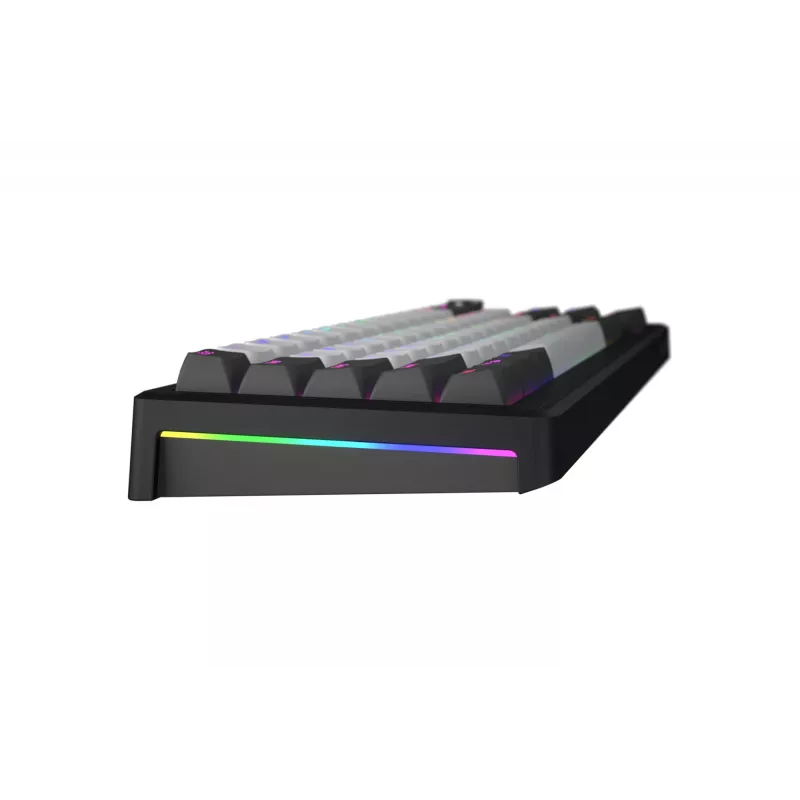 HATOR Skyfall Pro Wireless 65 klávesnica herná USB + RF Wireless + Bluetooth QWERTY US English čierna, sivá