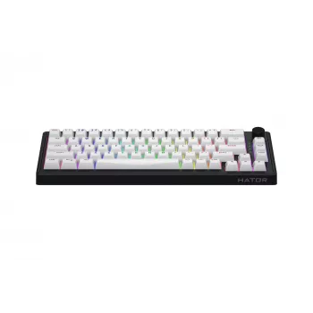 HATOR Skyfall 65 MAG ULTRA 8K klávesnica Gaming USB QWERTY US-angličtina čierna, biela
