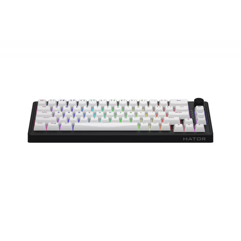 HATOR Skyfall 65 MAG ULTRA 8K klávesnica Gaming USB QWERTY US-angličtina čierna, biela