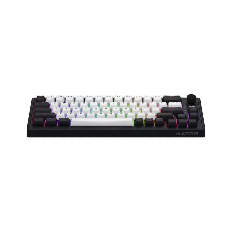 HATOR Skyfall 65 MAG ULTIMA 8K bezdrôtová klávesnica Gaming USB + RF Wireless + Bluetooth QWERTY US angličtina čierna, biela