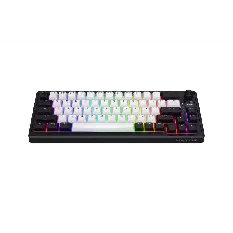 HATOR Skyfall 65 MAG ULTIMA 8K bezdrôtová klávesnica Gaming USB + RF Wireless + Bluetooth QWERTY US angličtina čierna, biela