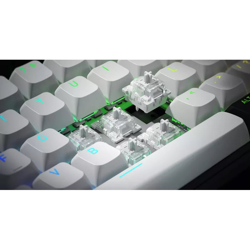 HATOR Skyfall 65 MAG ULTIMA 8K bezdrôtová klávesnica Gaming USB + RF Wireless + Bluetooth QWERTY US angličtina čierna, biela