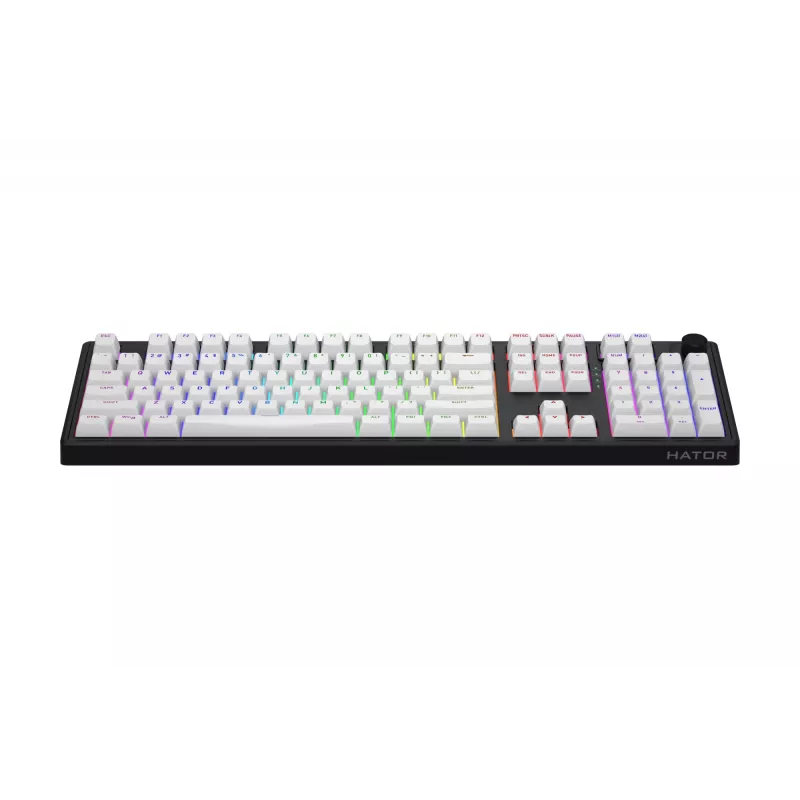 HATOR Skyfall Wireless 100 klávesnica Gaming USB + RF Wireless + Bluetooth QWERTY US angličtina čierna, biela
