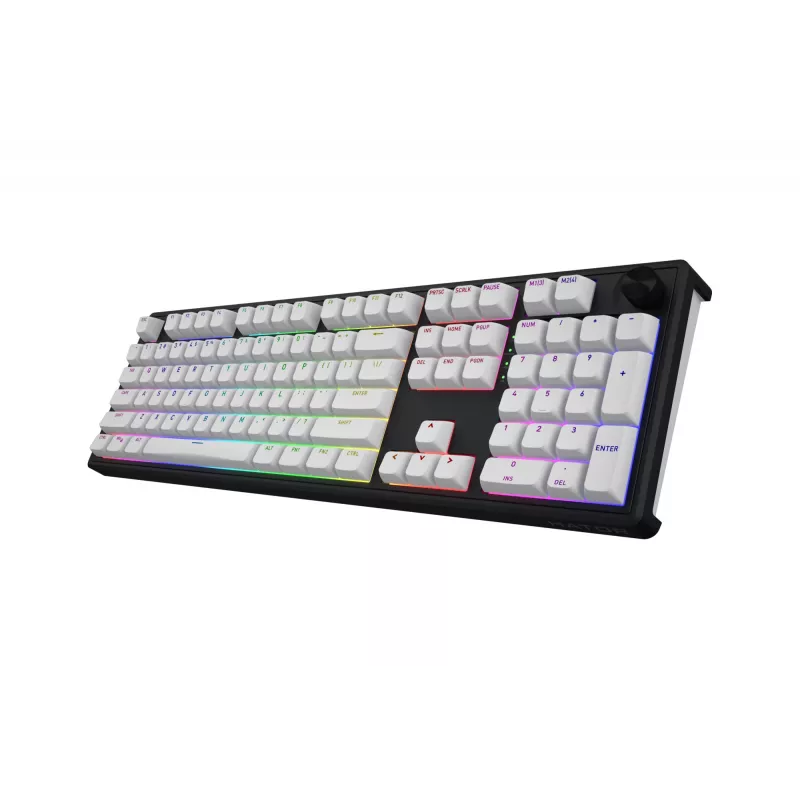 HATOR Skyfall Wireless 100 klávesnica Gaming USB + RF Wireless + Bluetooth QWERTY US angličtina čierna, biela