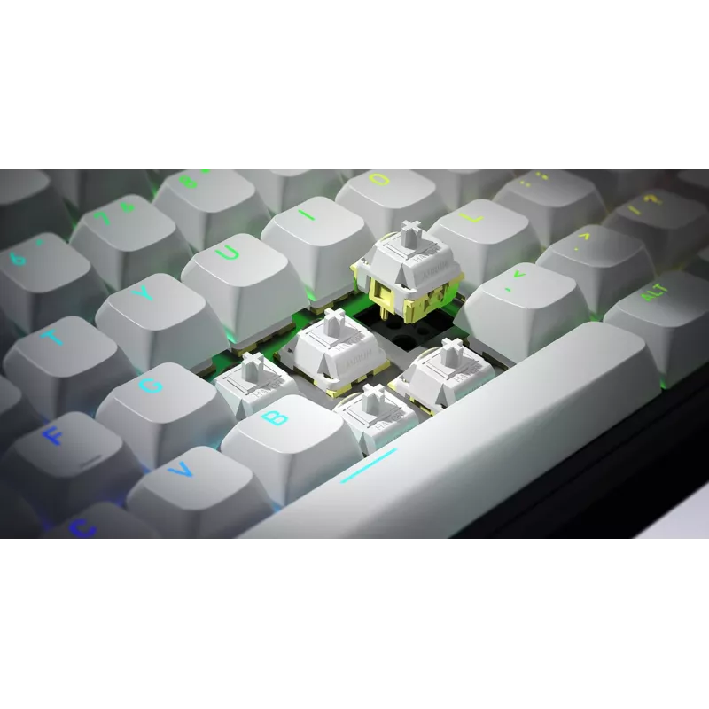 HATOR Skyfall Wireless 100 klávesnica Gaming USB + RF Wireless + Bluetooth QWERTY US angličtina čierna, biela