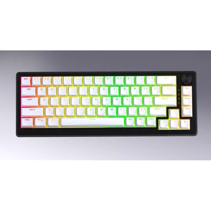 HATOR Skyfall Wireless 100 klávesnica Gaming USB + RF Wireless + Bluetooth QWERTY US angličtina čierna, biela