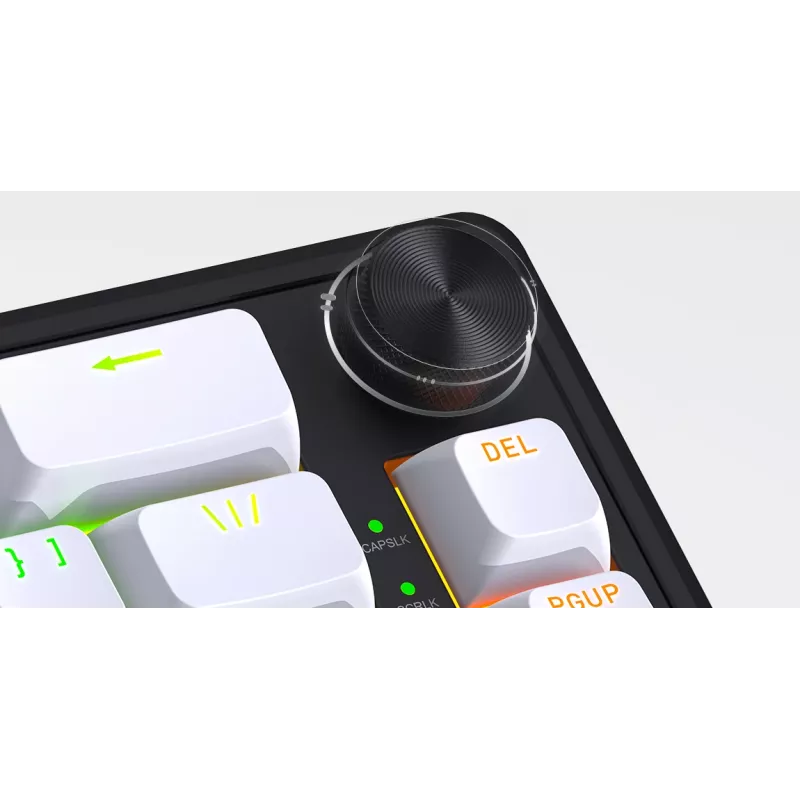 HATOR Skyfall Wireless 100 klávesnica Gaming USB + RF Wireless + Bluetooth QWERTY US angličtina čierna, biela