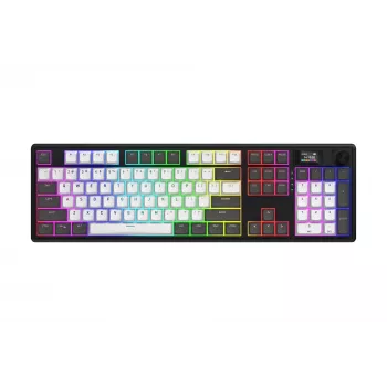 HATOR Skyfall Pro Wireless 100 klávesnica Gaming USB + RF Wireless + Bluetooth QWERTY US angličtina čierna, sivá