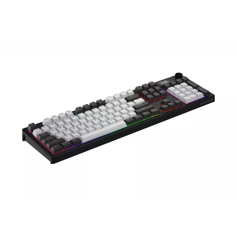 HATOR Skyfall Pro Wireless 100 klávesnica Gaming USB + RF Wireless + Bluetooth QWERTY US angličtina čierna, sivá