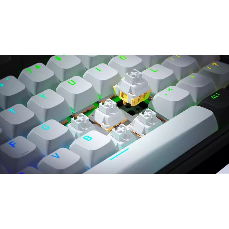 HATOR Skyfall Pro Wireless 100 klávesnica Gaming USB + RF Wireless + Bluetooth QWERTY US angličtina čierna, sivá