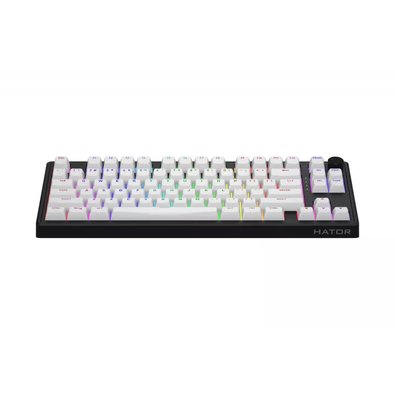 HATOR Skyfall 80 MAG ULTRA 8K klávesnica Gaming USB QWERTY US-angličtina čierna, biela