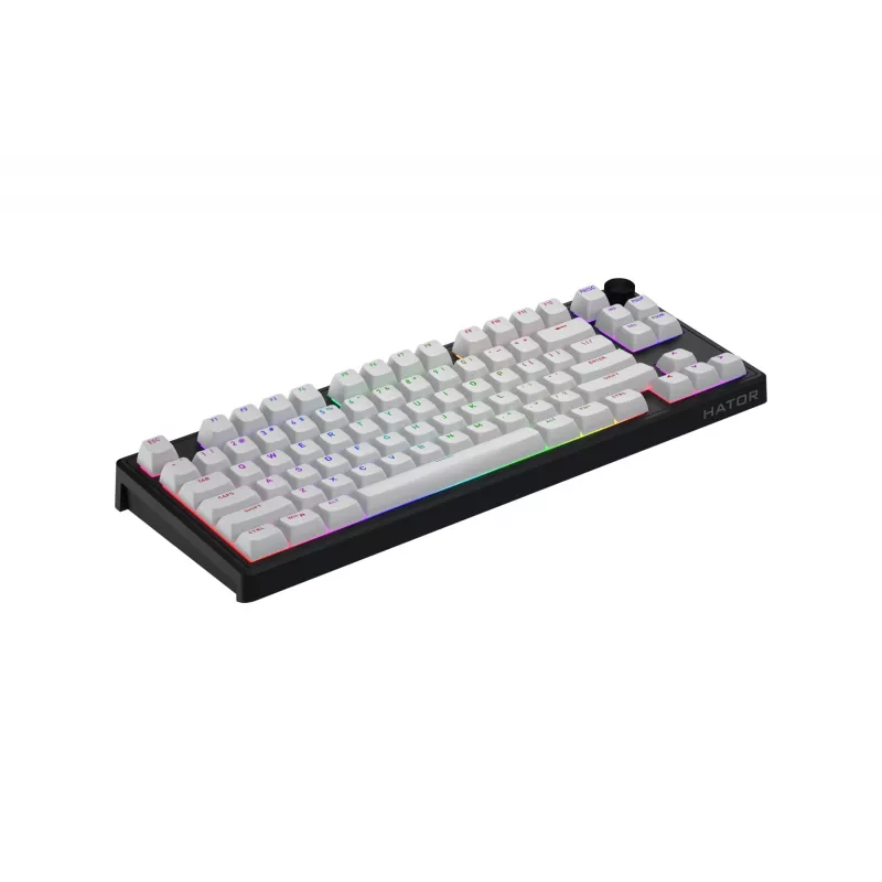 HATOR Skyfall 80 MAG ULTRA 8K klávesnica Gaming USB QWERTY US-angličtina čierna, biela
