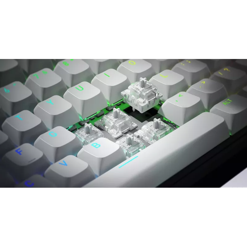 HATOR Skyfall 80 MAG ULTRA 8K klávesnica Gaming USB QWERTY US-angličtina čierna, biela