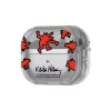 Puzdro Samsung Keith Haring Slickback pre Galaxy Buds3 Pro červená transparentná