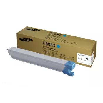 Tonerová kazeta Samsung CLT-C808S azúrová, originál, laser, výdrž 20 000 strán, 1 ks