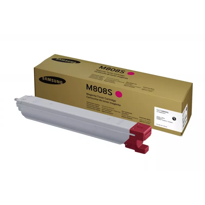 Tonerová kazeta Samsung CLT‑M808S purpurová, laser, výdrž 20 000 strán, 1 ks