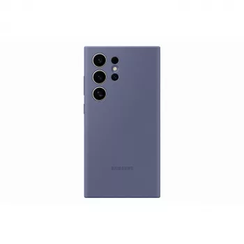Silikónové puzdro Samsung Galaxy S24 Ultra fialová monochromatická