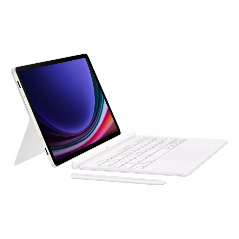 Samsung EF-DX725 QWERTY anglická klávesnica s touchpadom biela
