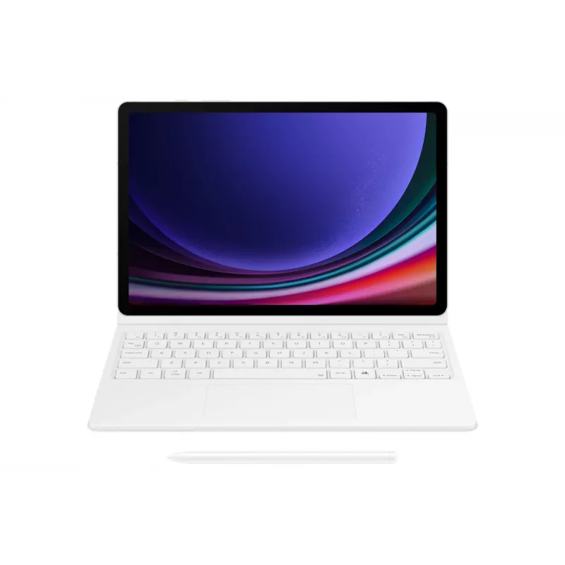 Samsung EF-DX725 QWERTY anglická klávesnica s touchpadom biela